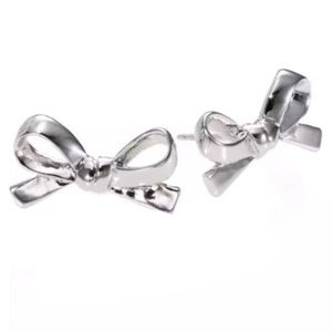 KATE SPADE • Silver Dainty Bows Earrings